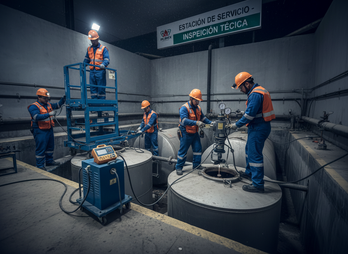 Mantenimiento y Cambio de Tanques de Almacenamiento en Estaciones de Servicio